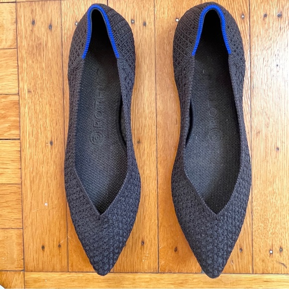 Rothy's Shoes - Rothy’s Black Pointed Toe Flats 8W